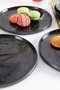 Hermia Milano 6PTAD Juego de Platos de Postre Antracita 20 cm de Vidrio